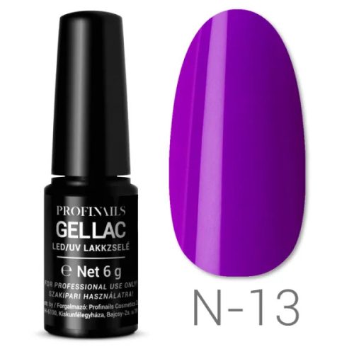 Profinails Gel Lac LED/UV lakkzselé 6 g No. N-13 (Neon Collection)