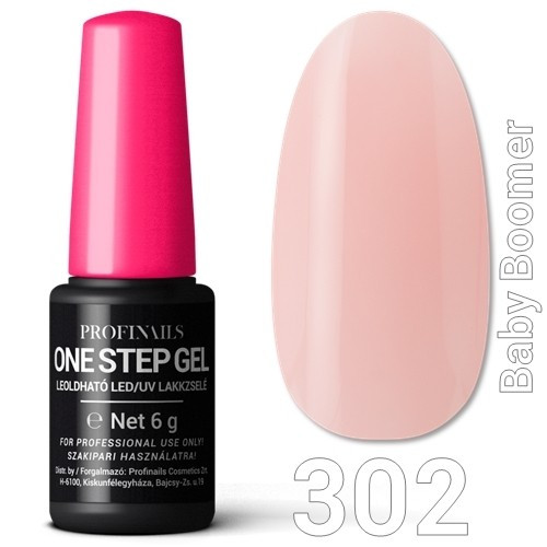Profinails 3 in 1 One Step Gel Lack 302 (Baby boomer)