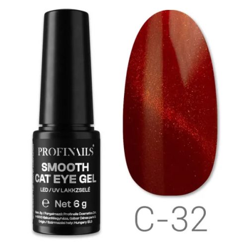 Profinails Smooth Cat Eye LED/UV lakkzselé 6g C-32