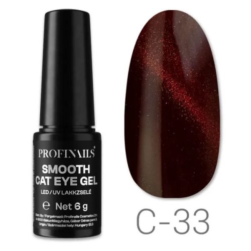 Profinails Smooth Cat Eye LED/UV lakkzselé 6g C-33 
