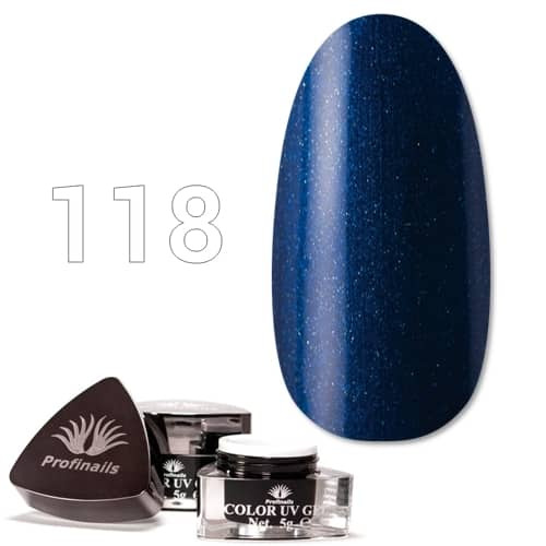 Profinails színes zselé No. 118