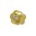 Alakzat - arany szín - virág crystal kővel 4mm