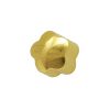 Alakzat - arany szín - virág 4mm