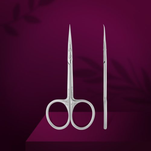 Staleks Pro - Horgas kialakítású bőrvágó olló - SX-23-1 Magnolia