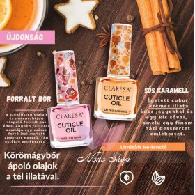 Claresa téli illatok - körömágybőr ápoló olajok (2db)
